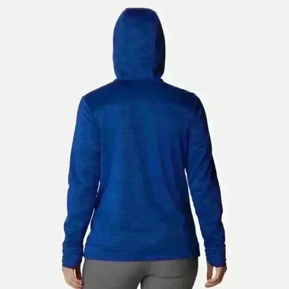NWT COLUMBIA
Women's Claudia Ridge Fleece Pullover - Dark Sapphire Heather Sz S - Picture 3 of 10